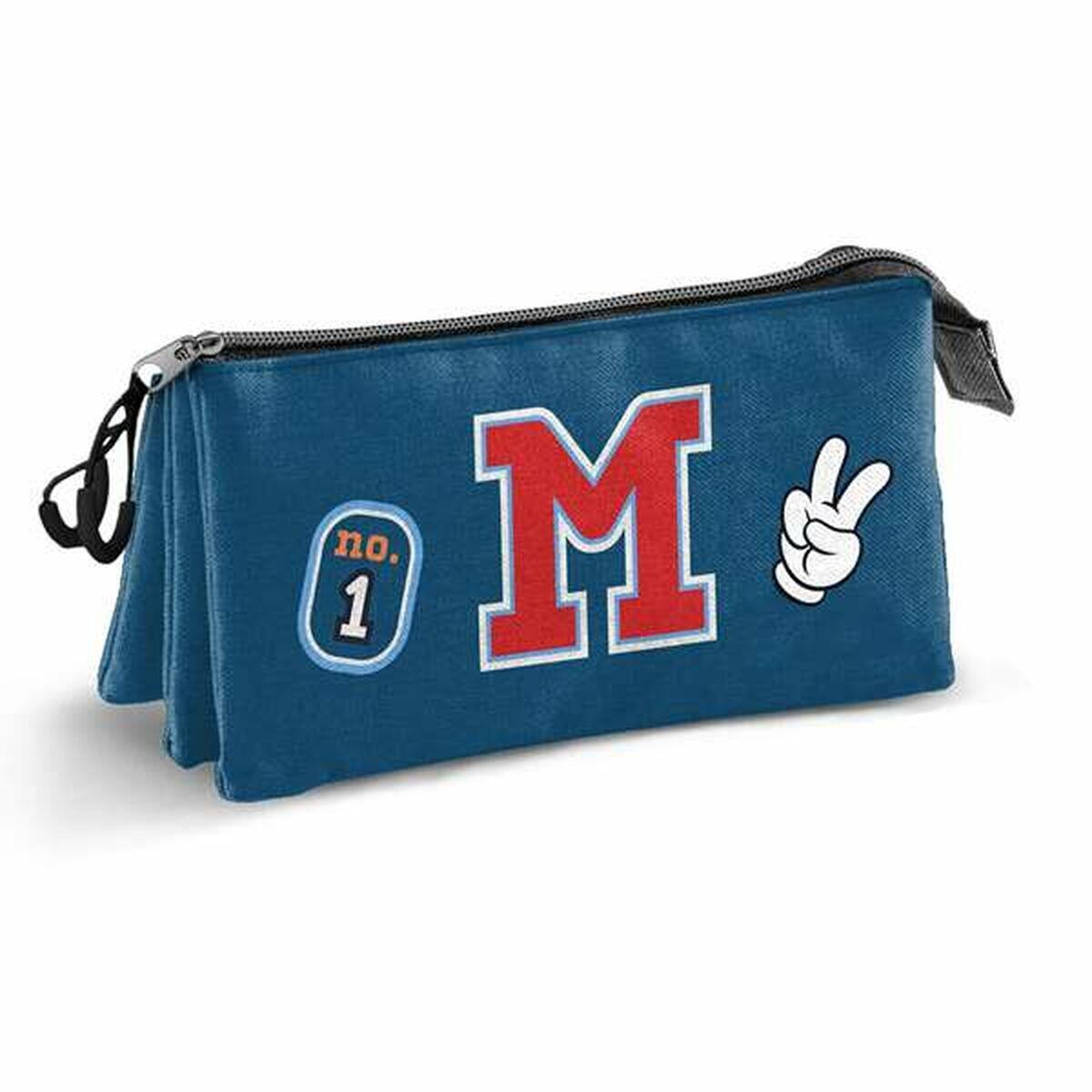 Trousse Fourre-Tout Triple DISNEY Class Bleu 2/2