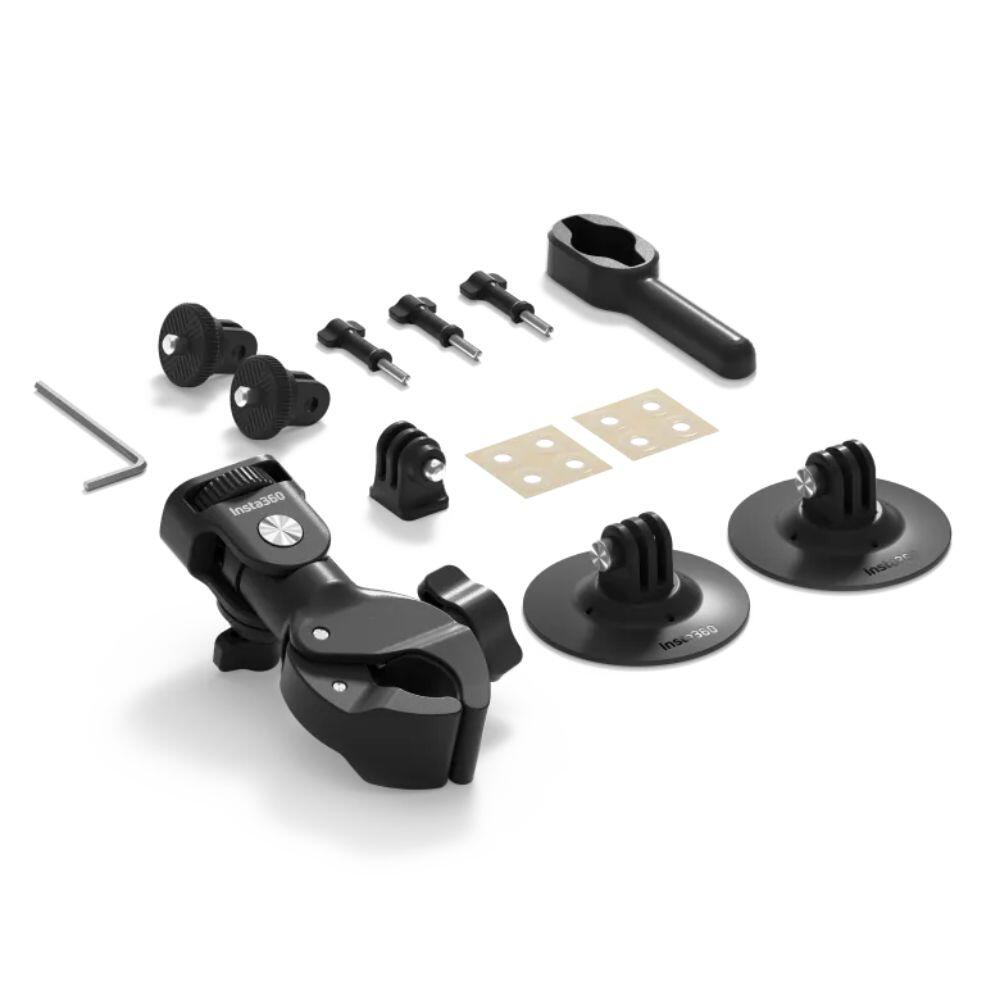 Bundle Set Moto per Action Camera Videocamera Insta360 2/4