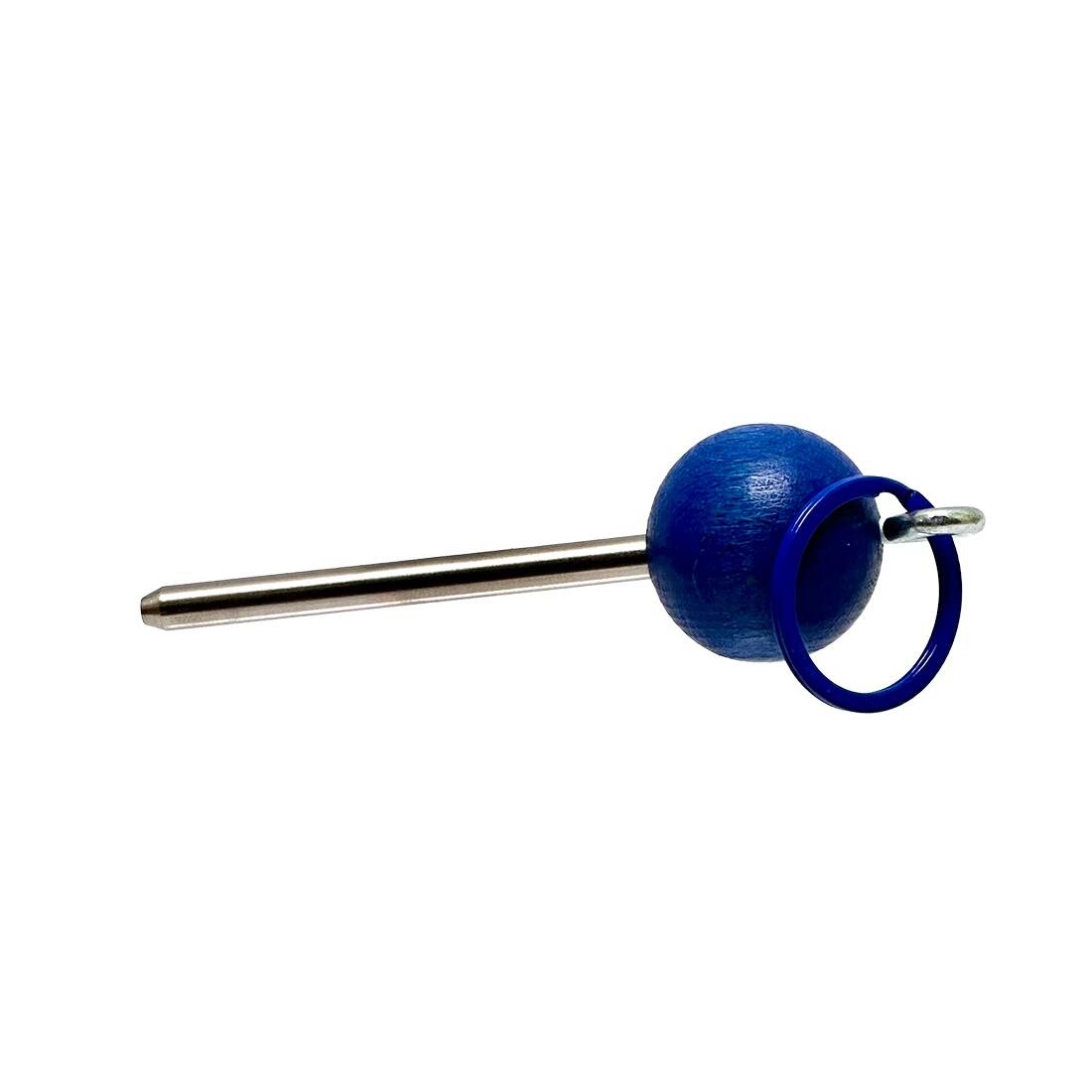 Bouleset coul. bleu outremer-1 boule aimantée-1 traceur de terrain - 1 cochonnet 5/7