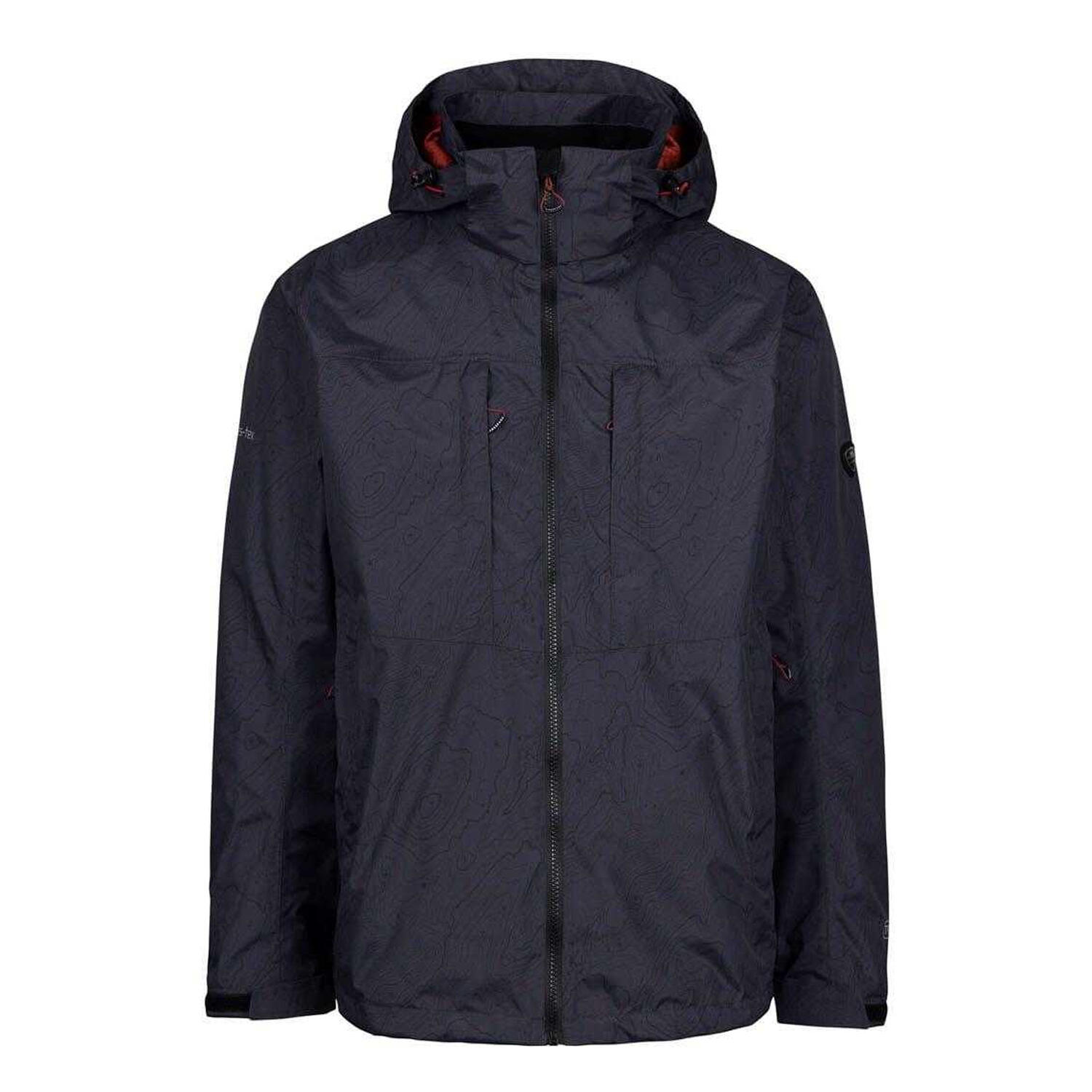 TRESPASS Mens Cullahill Waterproof Jacket (Grey)
