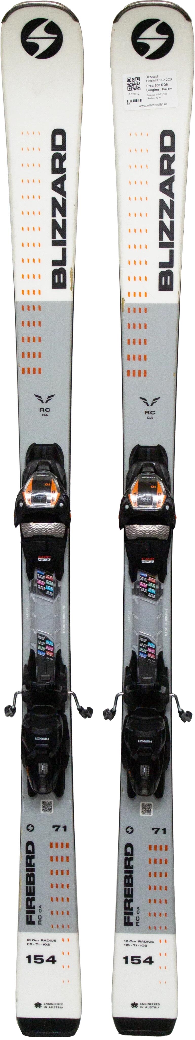 Skis d'occasion - BLIZZARD Firebird RC CA 2024, 154 cm, Bon état 3/5