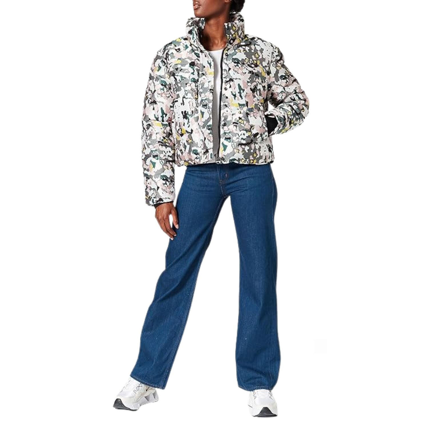 Veste de randonnée Superdary Jacquard Puffer pour femmes 4/4