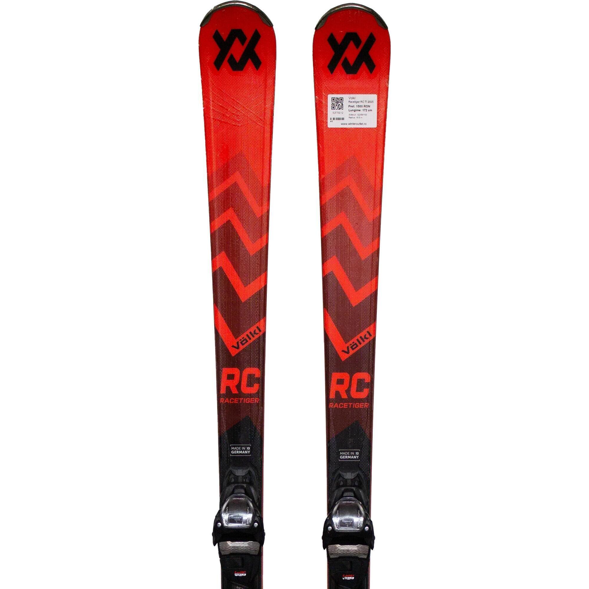 Używane narty - VOLKL Racetiger RC TI 2025, 172 cm, stan dobry