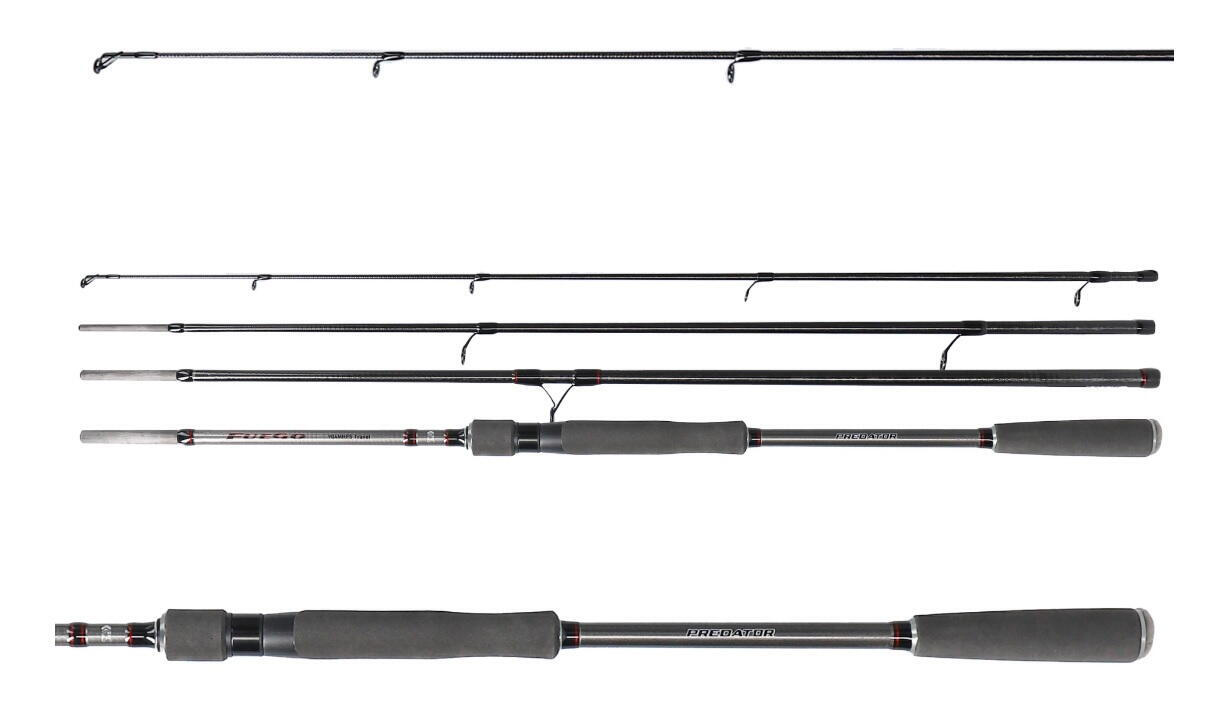 Lanseta Daiwa Fuego Predator travel spin fast 2.40 m, 15-50 g, 4 buc