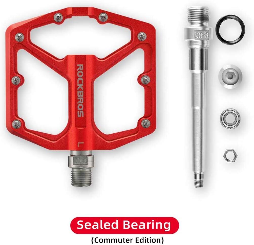 Pedale plate pentru biciclete din aluminiu 5/7