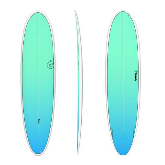 Fun V+ Tet Retro Fade Blanc Rail 7'8" - Planche De Surf Funboard 7'8