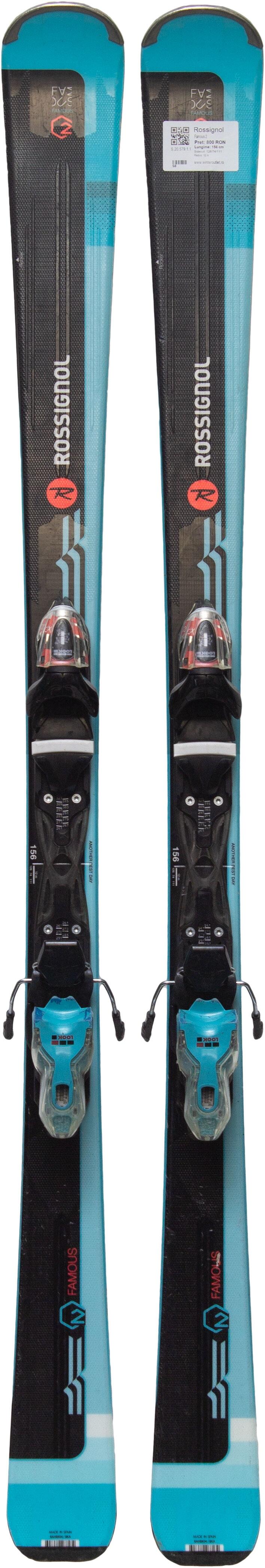 Gebrauchte Ski - ROSSIGNOL Famous 2, 156 cm, Sehr guter Zustand 3/5