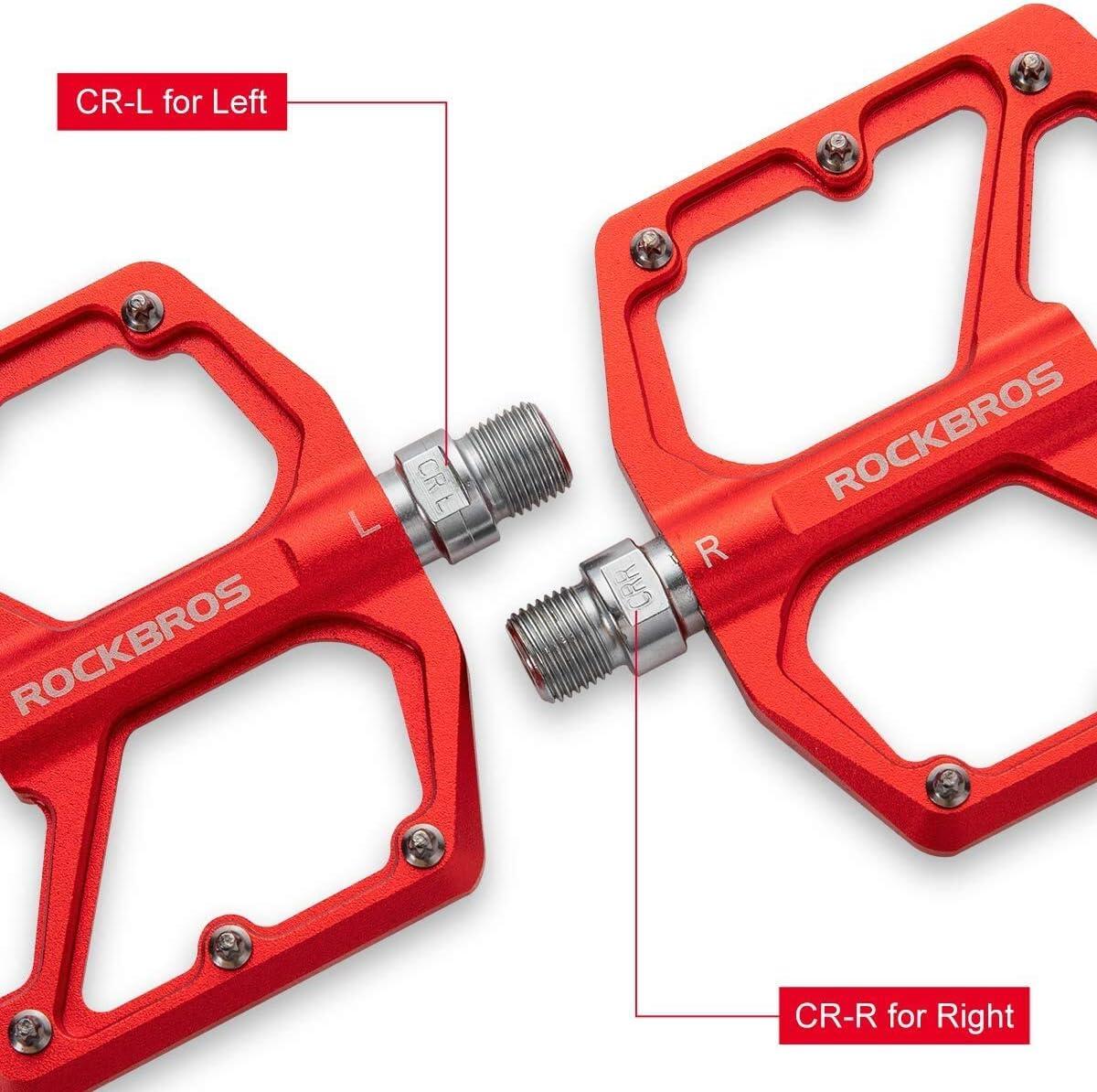 Pedale plate pentru biciclete din aluminiu 6/7