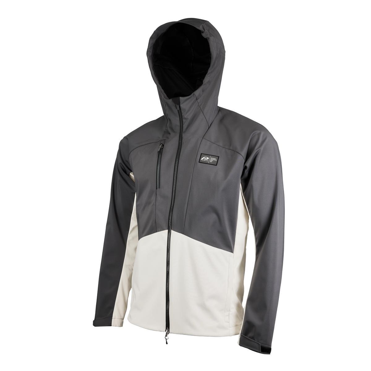 Protective - Softshell - Veste À Capuche - Outdoor - Homme - P-rock - Anthracite - Softshell - Blanc|gris|marron - Decathlon