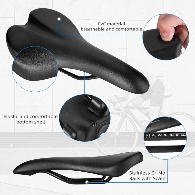 Șa de bicicletă vintage Confort și ergonomie