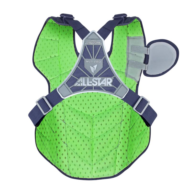 All Star CPCC-5-LGE MVP-Pro Chest Protec Color Navy/Graphite Baseball/Softball 2/7