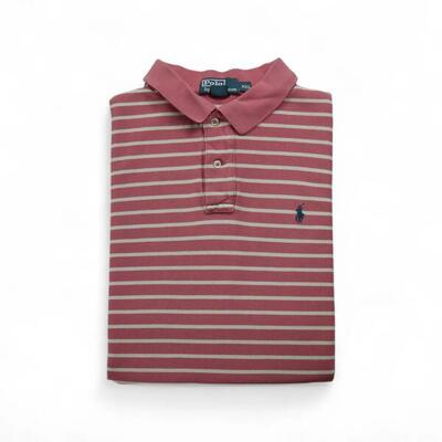 Second life - Kurzarm-Poloshirt Herren Rosa - In sehr gutem Zustand