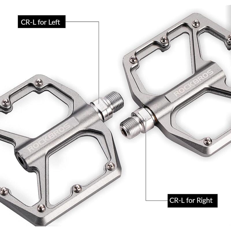 Pedale plate pentru biciclete din aluminiu