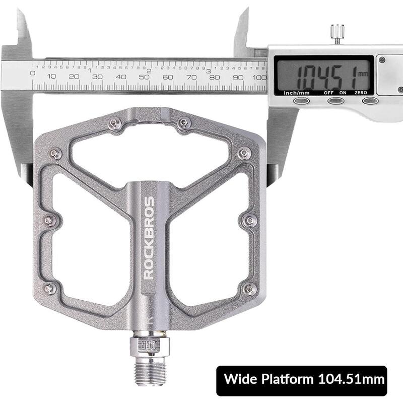 Pedale plate pentru biciclete din aluminiu