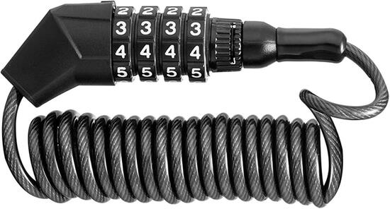 Cavo lucchetto a combinazione 4 cifre - 150 cm