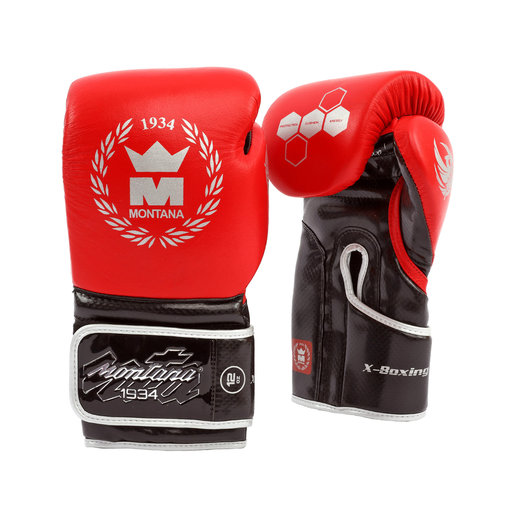 Montana - Gants De Boxe Montana X-boxing - Gants De Boxe - Rouge - 8 Oz - Decathlon