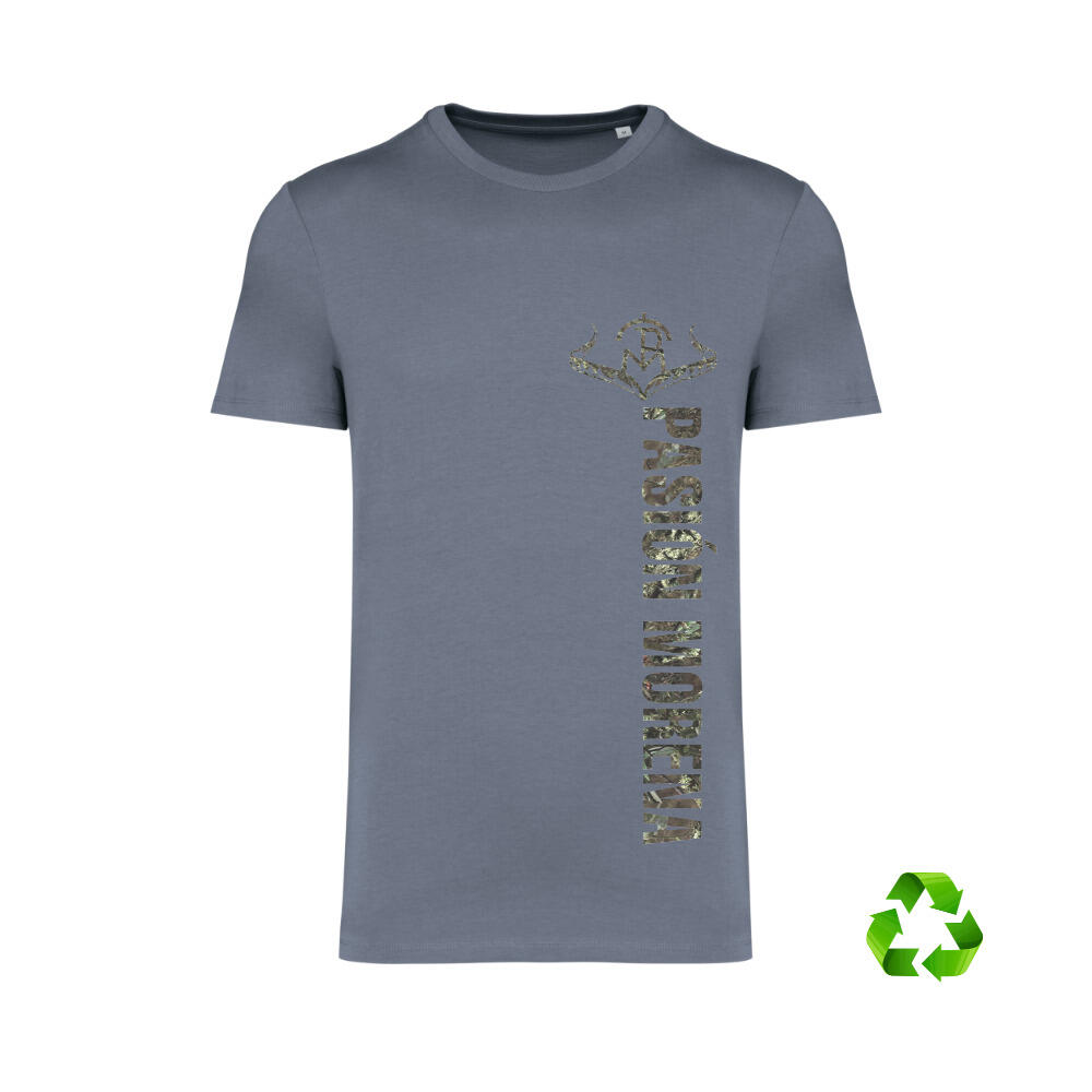 Camiseta Caza Hombre Pasión Morena 37040 Gris Manga Corta 7/7