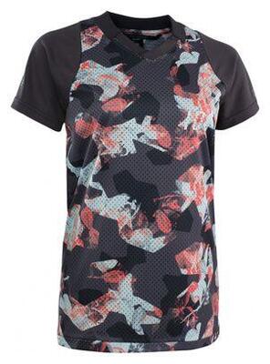 Ion scrub women's short sleeve jersey black