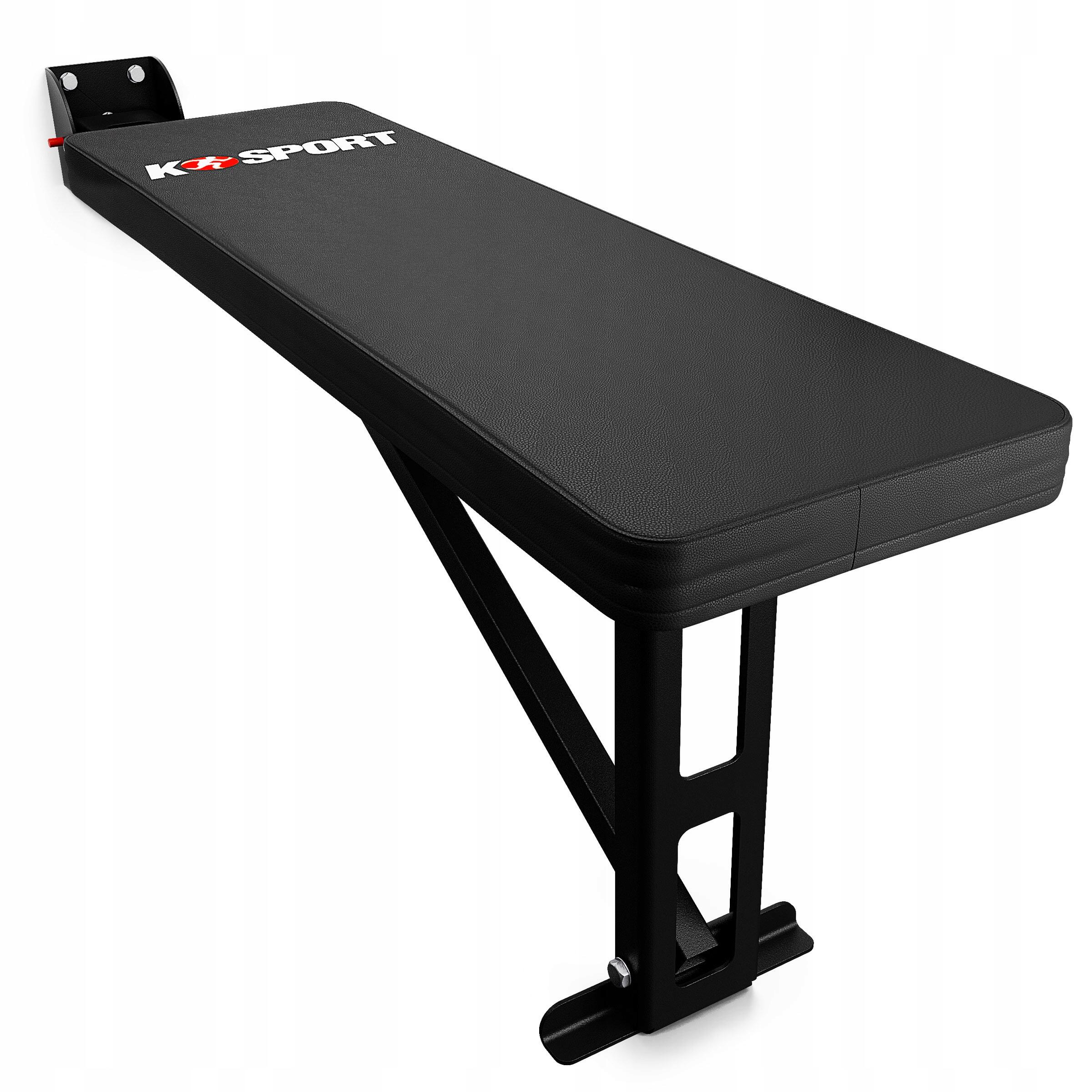 Banc de musculation pliable pour montage mural 2/7