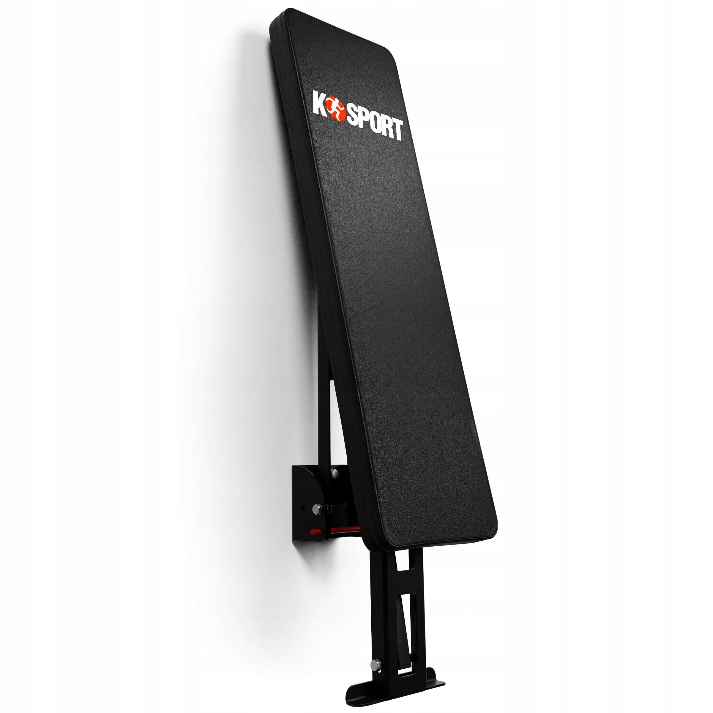 Banc de musculation pliable pour montage mural 4/7