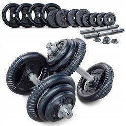 Paire d’haltères réglables - 34 kg I Set d´haltères pour la musculation