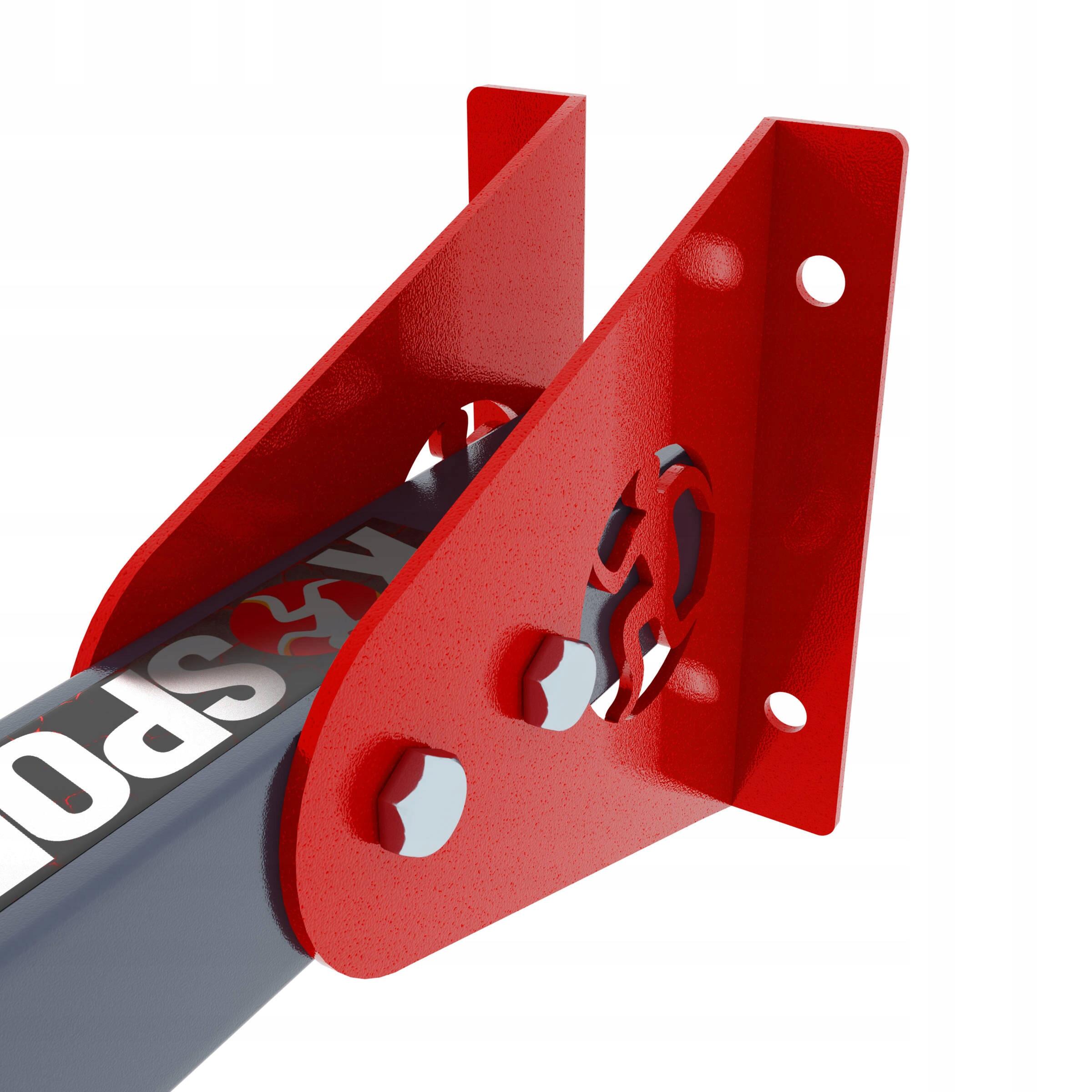 Lat pulley met beenstuk voor muurbevestiging 5/7