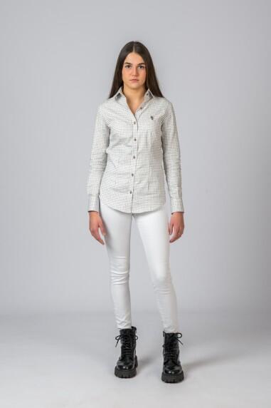 CAMISA CUADROS VERDE Y MARRÓN 4/5