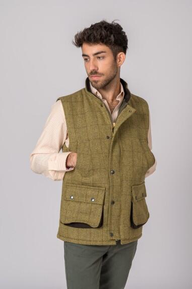 CHALECO TWEED LIGHT SAGE 2/4