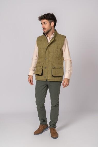 CHALECO TWEED LIGHT SAGE 4/4