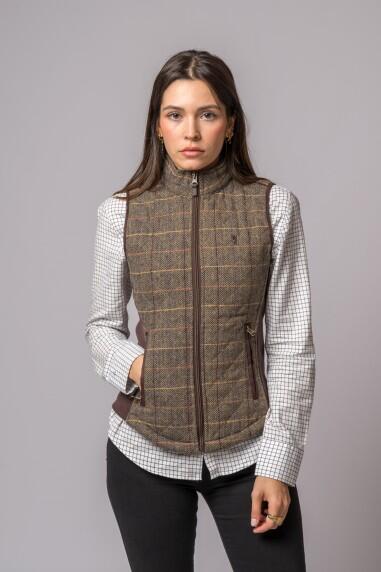 CHALECO ACEDERA ESPIGA TWEED 4/5