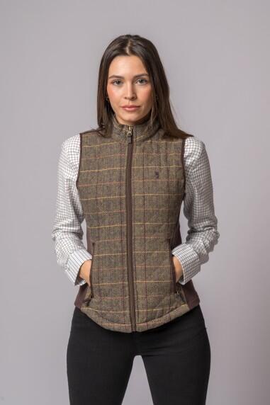 CHALECO ACEDERA ESPIGA TWEED