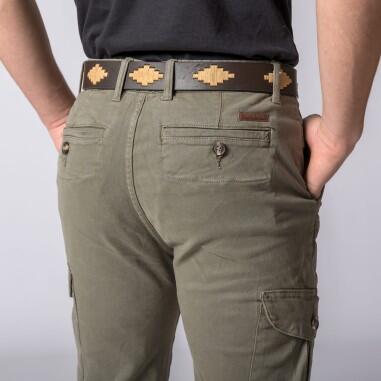 PANTALON CARGO VERDE 2/5