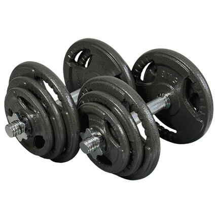 Hantle żeliwne regulowane Hammertone UNDERFIT 2 x 20kg zestaw siłowy