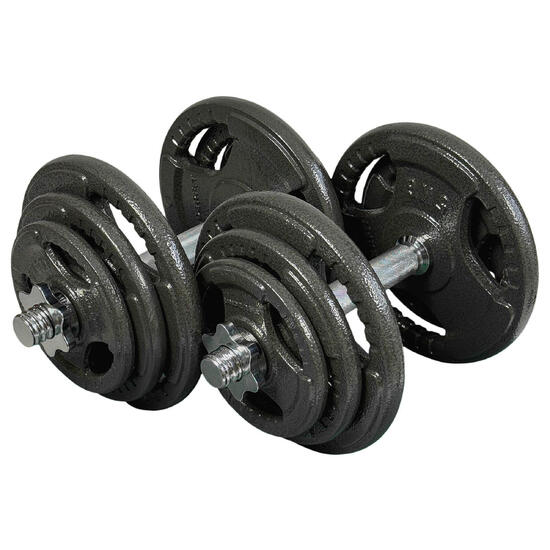 Hantle żeliwne regulowane Hammertone UNDERFIT 2 x 20kg zestaw siłowy