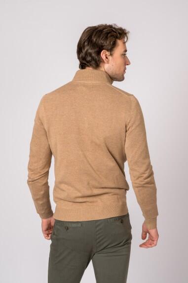 SUETER CUELLO CREMALLERA CAMEL 5/5