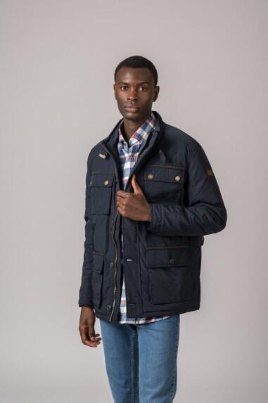 PARKA 4 BOLSILLOS WEST AZUL MARINO 2/5