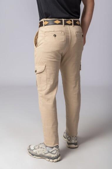 PANTALON CARGO BEIGE 4/4