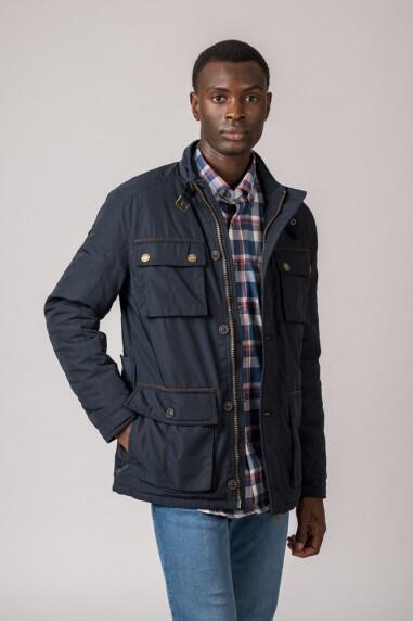 PARKA 4 BOLSILLOS WEST AZUL MARINO 4/5