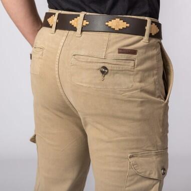 PANTALON CARGO CAMEL 2/5