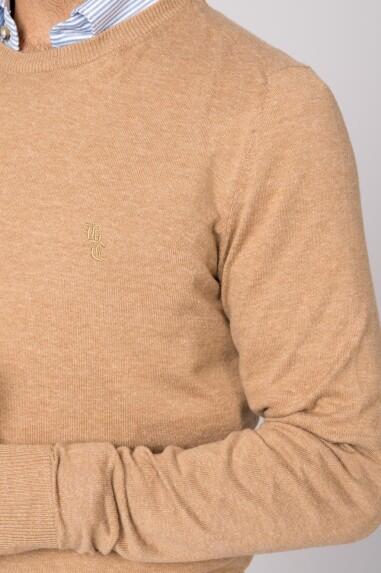 SUETER CUELLO REDONDO CAMEL 4/5