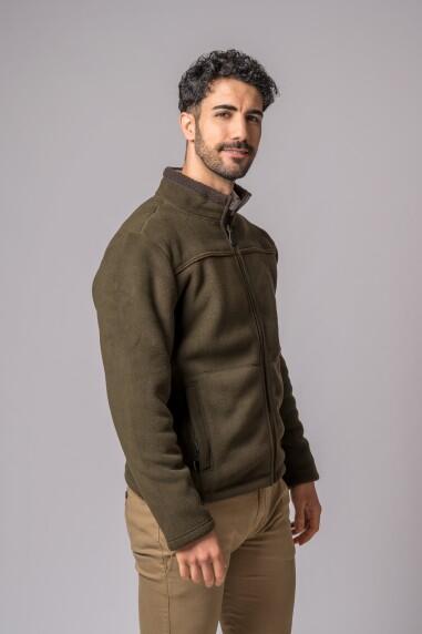 CHAQUETA POLAR ORLEANS CAMEL OLIVE 2/5