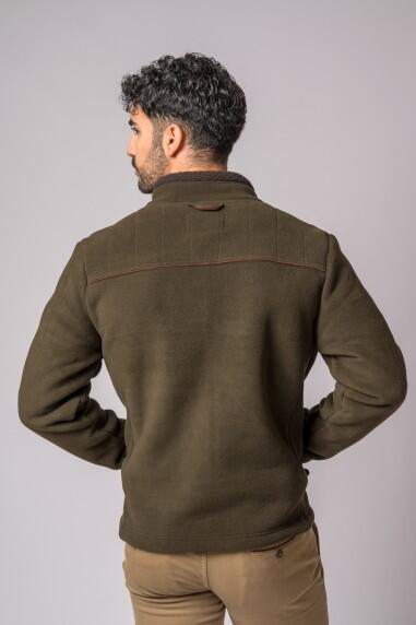 CHAQUETA POLAR ORLEANS CAMEL OLIVE 5/5