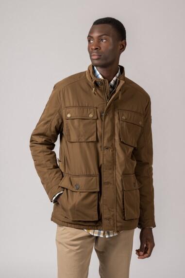 PARKA 4 BOLSILLOS WEST CAMEL 3/5