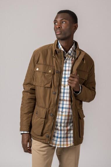 PARKA 4 BOLSILLOS WEST CAMEL 2/5