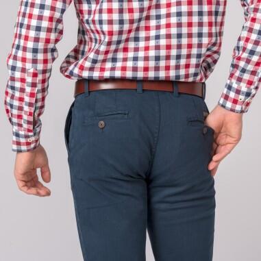 PANTALON CHINO CLASSIC AZUL MARINO 3/4