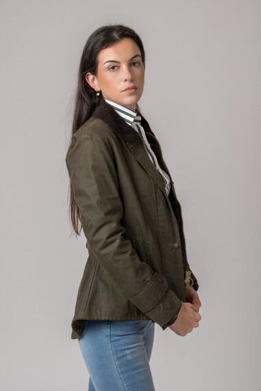 CHAQUETA ENCERADA AMBLE VERDE 4/5