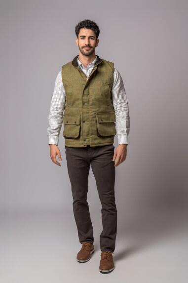 CHALECO TWEED FOREST GREEN 5/5