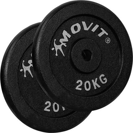 Set de disques 30/31 mm de musculation 2x20kg