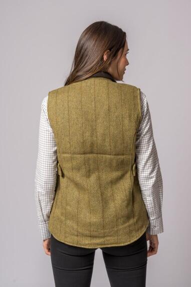 CHALECO TWEED LIGHT SAGE 5/5