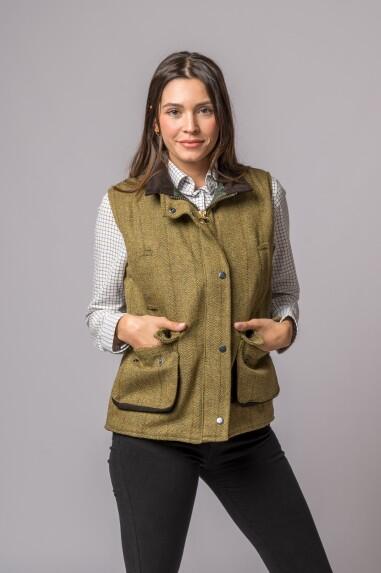 CHALECO TWEED LIGHT SAGE 4/5